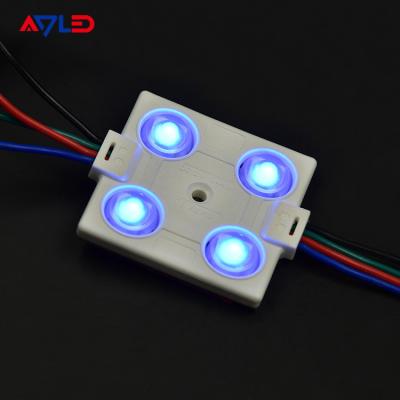 China RGB LED Module Lights 12V 1.44W 4 SMD 5050 Waterproof Modulo Modul For LED Advertisement Sign for sale
