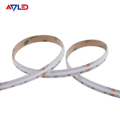 China 12mm Outdoor Waterproof Cob Led Light Strip Seamless 24v Addressable Rgb Cct Ip65 for sale