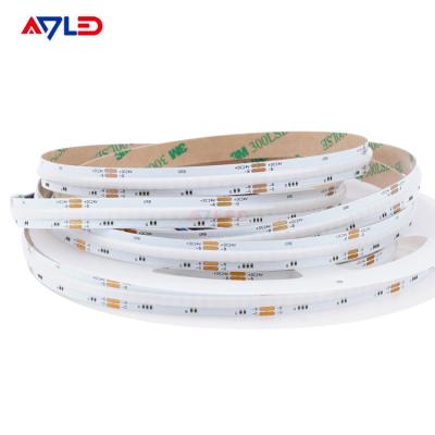 China 3M Adhesive Dimmable LED Strip Lights Low Density Colour Changing RGB CCT 24V Commercial for sale