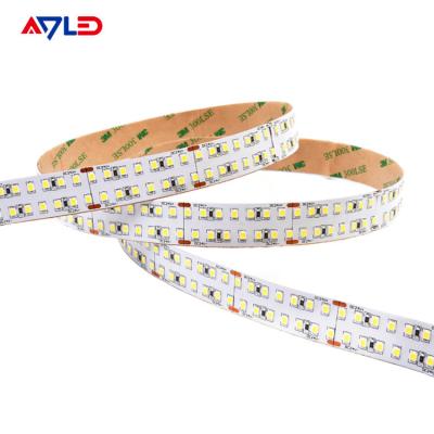 China Cuttable Single Color LED Strip Light Tape Outdoor Double Row 24V Warm White Cool White for sale