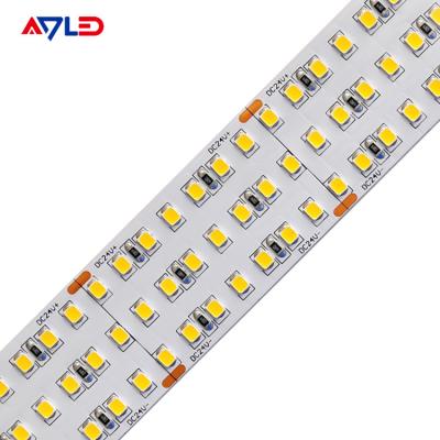 China SMD 2835 Triple Row LED Strip Lights Flexible Dimmable White 24V Under Cabinet for sale