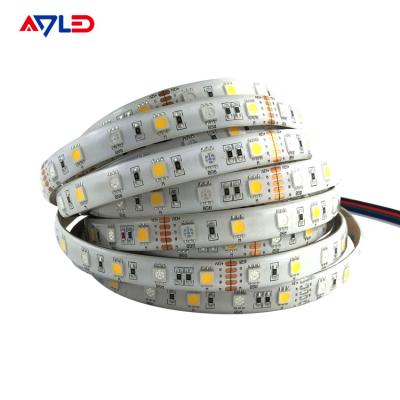 China Färben Sie änderndes Weiß 24V LED-Streifen-Licht-zugängliches Smarts RGB W DC 5050 wasserdicht zu verkaufen
