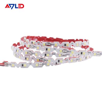 China S-vorm Led Strip Zigzag RGB Led Tape Ribbon Strip Licht voor reclame Borden Gratis Twistable Te koop