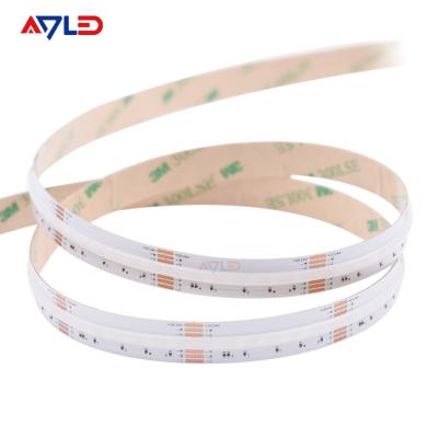 China COB LED Strip Lights 24V Waterproof IP67 Silicone Tube Continuous CCT RGB LED Strip for sale