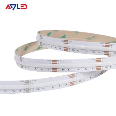 China UL Listed Waterproof LED Strip Lights Flexible DC24V Dotless RGB CCT COB LED Strip for sale
