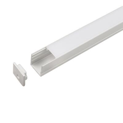 Cina Durable Aluminum Mounting Channel for Flexible Strip Lights in vendita