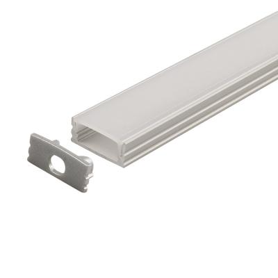 China 1706 LED Aluminium Extrusion Recessed Profile for LED Strip Suitable for Indoor or Outdoor for sale