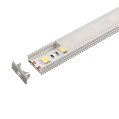 China led light strip channel diffuser 1706 with profile light fitting en venta