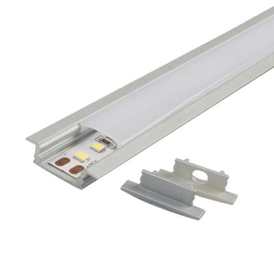 China Hard Aluminium Mounting Channel Outdoor Recessed For Led Tape Light for sale