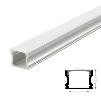 China Surface Mounted Linear ALU LED Profile Light With Diffuser For Led Strip Te koop