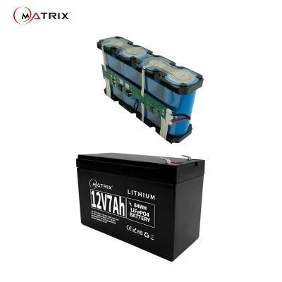 Chine 12v7ah lève la batterie de secours avec l'ion de lithium de paquet de batterie de BMS 12v à vendre