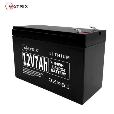 China Matrix Battery UPS Rechargeable Batteries 12v 7Ah for sale