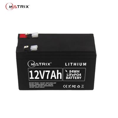 Chine Batterie rechargeable de 12v 7ah Lifepo4 pour l'alimentation d'énergie de secours à vendre