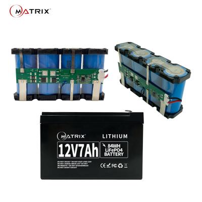China 2000 Batterie des Zeit-tiefe Zyklus-Lifepo4 7Ah 12v Lifepo4 für UPS zu verkaufen