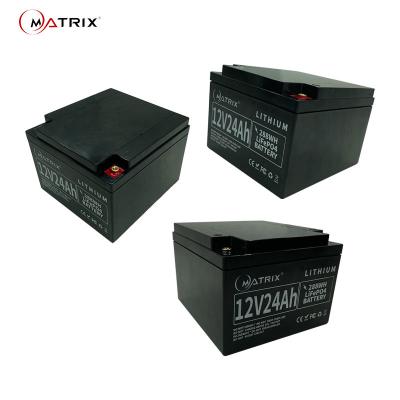 China Deep-cycle LFP Lifepo4 Battery 12V 24ah for UPS Backup Power Computers Servers CCTV ATM   Network Switches for sale