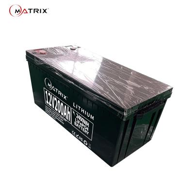 China Eco Friendly Matrix Lfp High Energy Battery 12v 200ah 2400wh For Energy Storage for sale