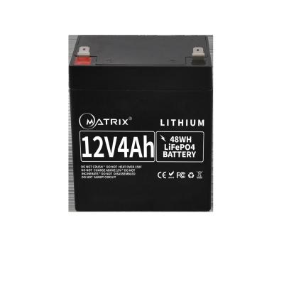 중국 업 백업을 위한 12V 4Ah 리튬 LiFePo4 대체 리튬 배터리 판매용