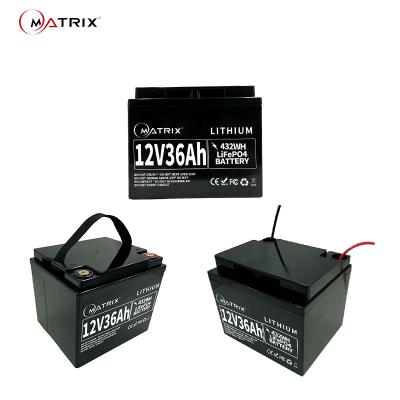China Deep Cycle 12V 36Ah Lithium Battery 4S6P For Solar Wind Energy Storage Systems for sale