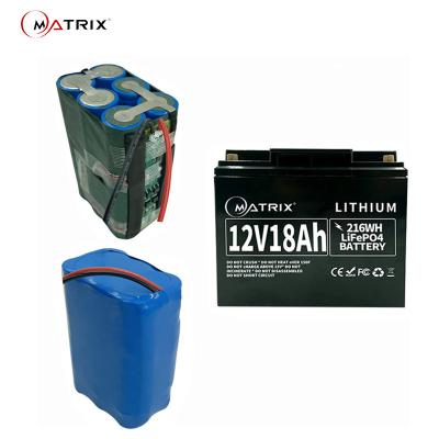 China 12v 18ah Energy Storage Lithium Battery Replace Lead Acid Batteries For CCTV Golf for sale