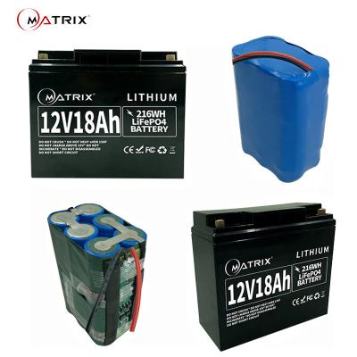 China 12.8 Volt 18ah Lifepo4 Lithium Li-Ion Battery Pack Deep Cycle With 32700 Cell for sale