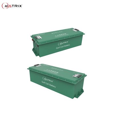 China Matrijs 48 Batterij van de het Golfkar van het Voltlithium de Ionendie160ah Lifepo4 van Hoogste Merkcel wordt gemaakt Te koop