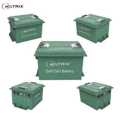 China Matrix IP65 4.03 KWh Portable Golf Cart LFP 38V Lithium Battery 105Ah for sale