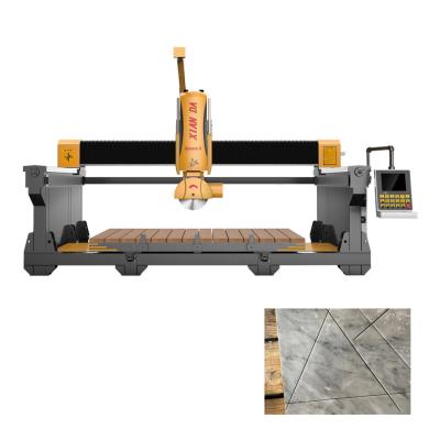 China 5 Axis CNC Intelligent Bridge Stone Cutting Machine 3400X2000X180mm Max Cutting Size zu verkaufen