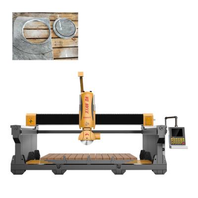 China 5 Axis CNC Bridge Type Stone Cutter Machine 22kw For Granite Marble for sale