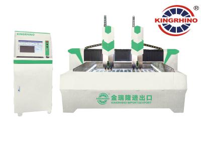 China CNC Double Heads Planar Stone Carving Machine For Granite Marble for sale