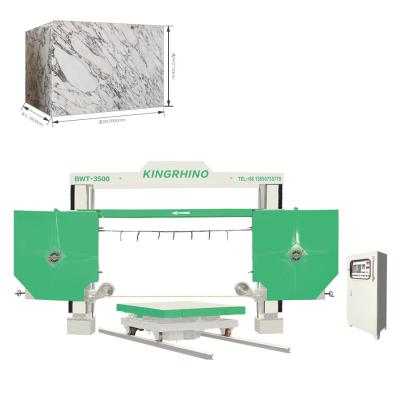 Cina 3500x3500x2100mm Diamond Wire Saw Cutting Machine per calcare in vendita