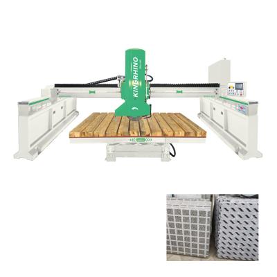 China Automatic Marble Granite Bridge Saw Cutter 3200x2000x220mm 18.5kw for sale
