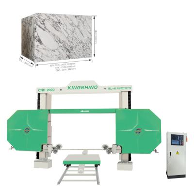 China 11kw CNC Diamond Wire Saw Machine For Marble Granite Profiling for sale