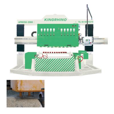 China 30kw 1300mm Max Processing Length Arc Slabs Polishing Machine For Marble Granite for sale
