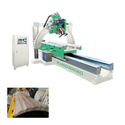 China 7.5kw 3500mm Automatic Stone Column Slot Cutting Machine For Marble Granite for sale