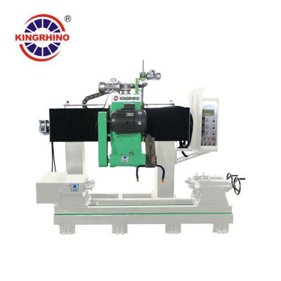 China CNC Two Blades 11000 Watt Stone Cutter Machine For Marble Granite Baluster for sale