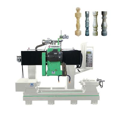 China 11kw Double Heads 1500mm CNC Stone Cutter Machine For Marble Granite Baluster for sale