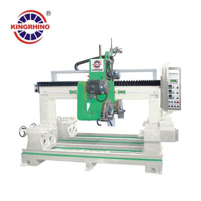 China Double Blades Four Pieces Baluster PLC Column Cutting Machine For Granite Marble for sale