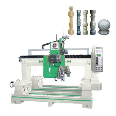 China 22kw Column Cutting Machine For 4 Pieces Granite Marble Balusters for sale