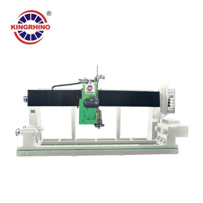 China Solid Column Pillar Cutting Machine 11kw CNC Cylindrical For Granite Marble for sale