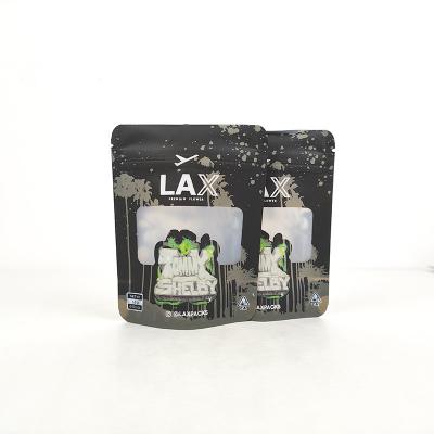 China Factory OEM custom Aluminum Foil Mylar Stand up zip lock pouch with clear Window for sale