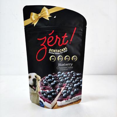 China Custom Printed Smell Proof Resealable Bag Stand Up Zipper For Pet Dog Food for sale