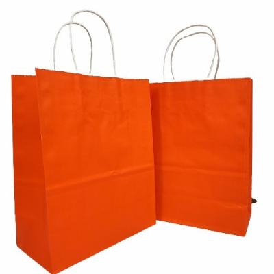China OEM Kraft Paper Shopping Bag For Packaging Clothing Snacks Commodities for sale