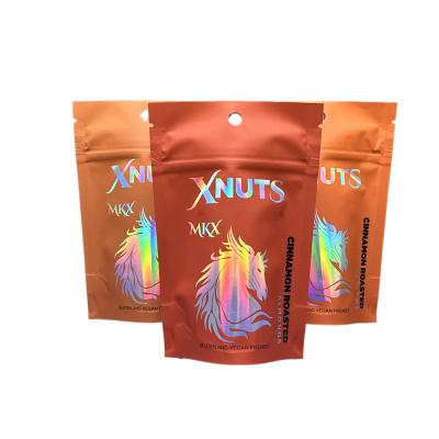 China Mylar Holographic Foil Bag 3.5g Custom For Weed Packaging for sale