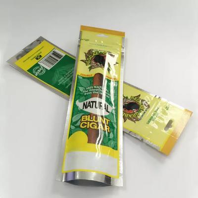 China PE de empacotamento do cigarro do saco do charuto feito sob encomenda três sacos laterais do selo com janela à venda