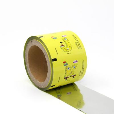 China Printed Aluminum Foil Roll Film Laminated Roll Stock Film Packaging For Hot Seal for sale
