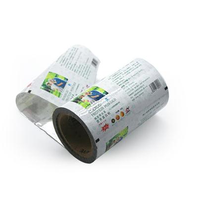 China Custom Food Plastic Film Laminated Packaging Roll Hot Stamping for sale