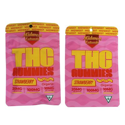 China 100 Mikron dickes Plastik-Drei-Seiten-Siegelbeutel mit hervorragenden Barriere-Eigenschaften zu verkaufen