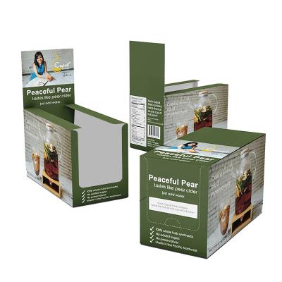 China Recyclable Cardboard Paper Display Box Shelf Ready Packaging Customized à venda