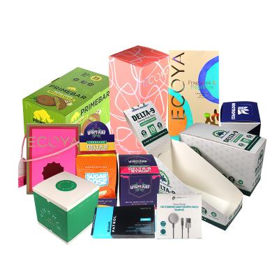 Chine Carton de papier Compteur d'affichage Stands étagère prête à emballer boîte à larmes en plastique sur mesure à vendre
