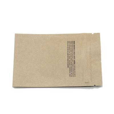 China Paper Kraft Bag Stand up Zipper Kraft Paper Pouch Waterproof Zipper Sealed Resealable for sale